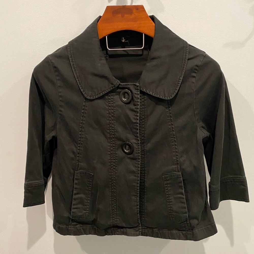 Ambition cropped 2 button blazer/jacket
